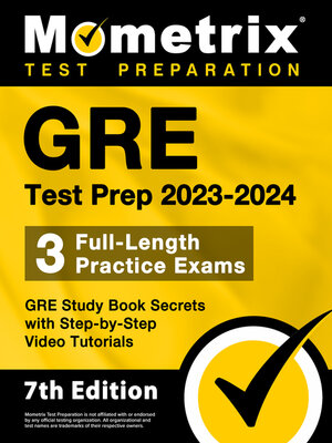 cover image of GRE Test Prep 2023-2024